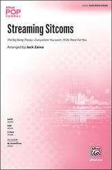 Streaming Sitcoms SATB choral sheet music cover